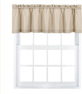 Valea Home Taupe Waffle Water Repellent Valance