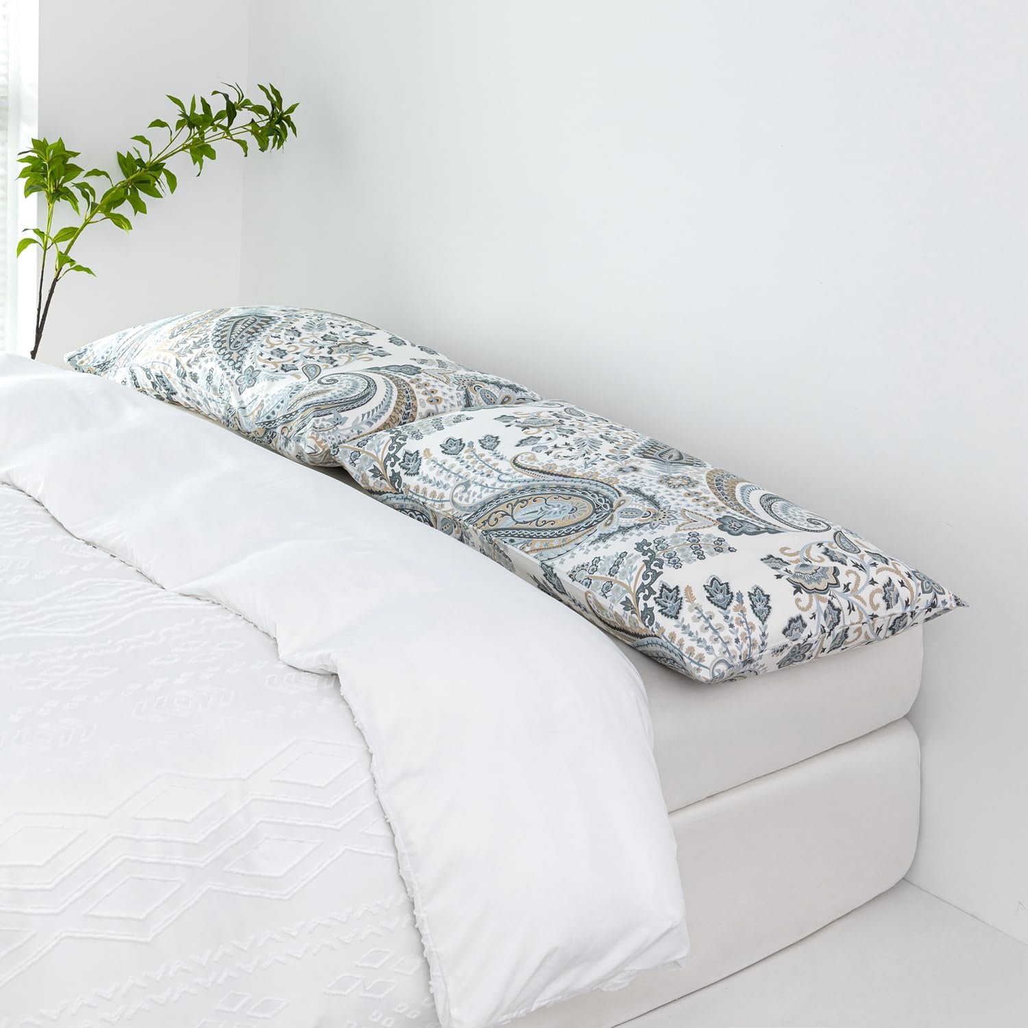 Susybao Cotton Floral Paisley Pillowcases Set