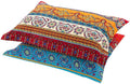 Striped Cotton Boho Pillow Shams 2 Pack