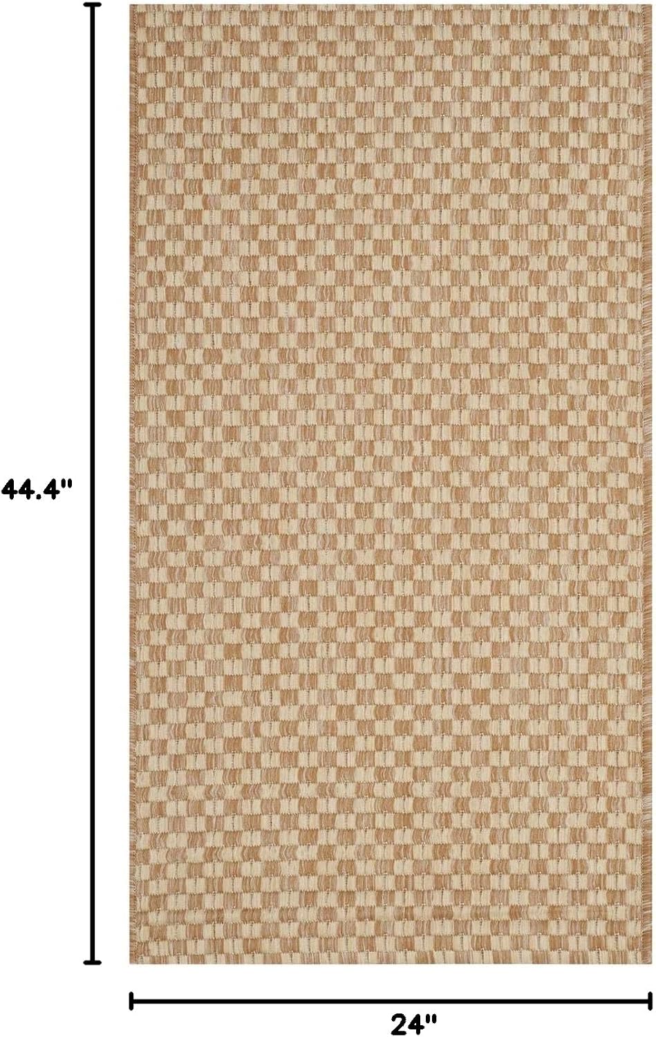 Safavieh Natural Cream Washable Outdoor Rug