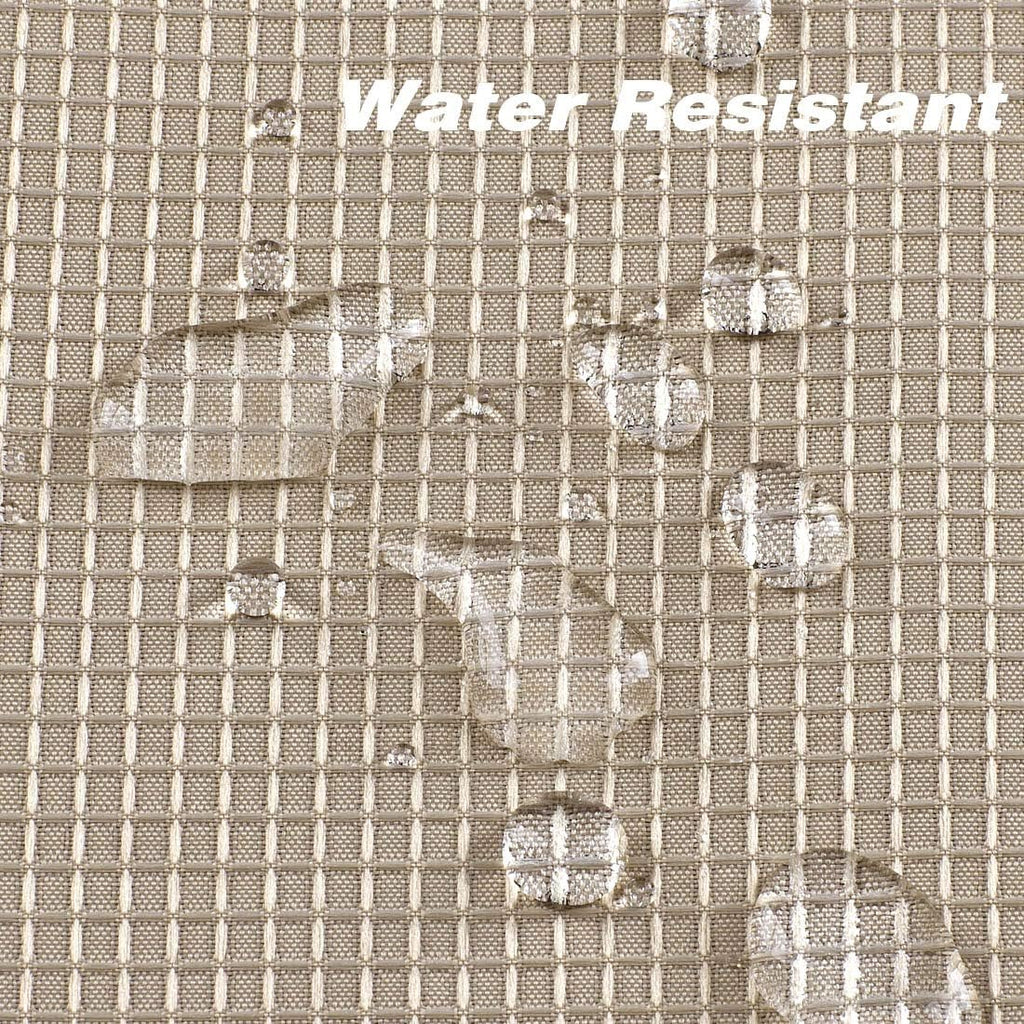 Valea Home Taupe Waffle Water Repellent Valance