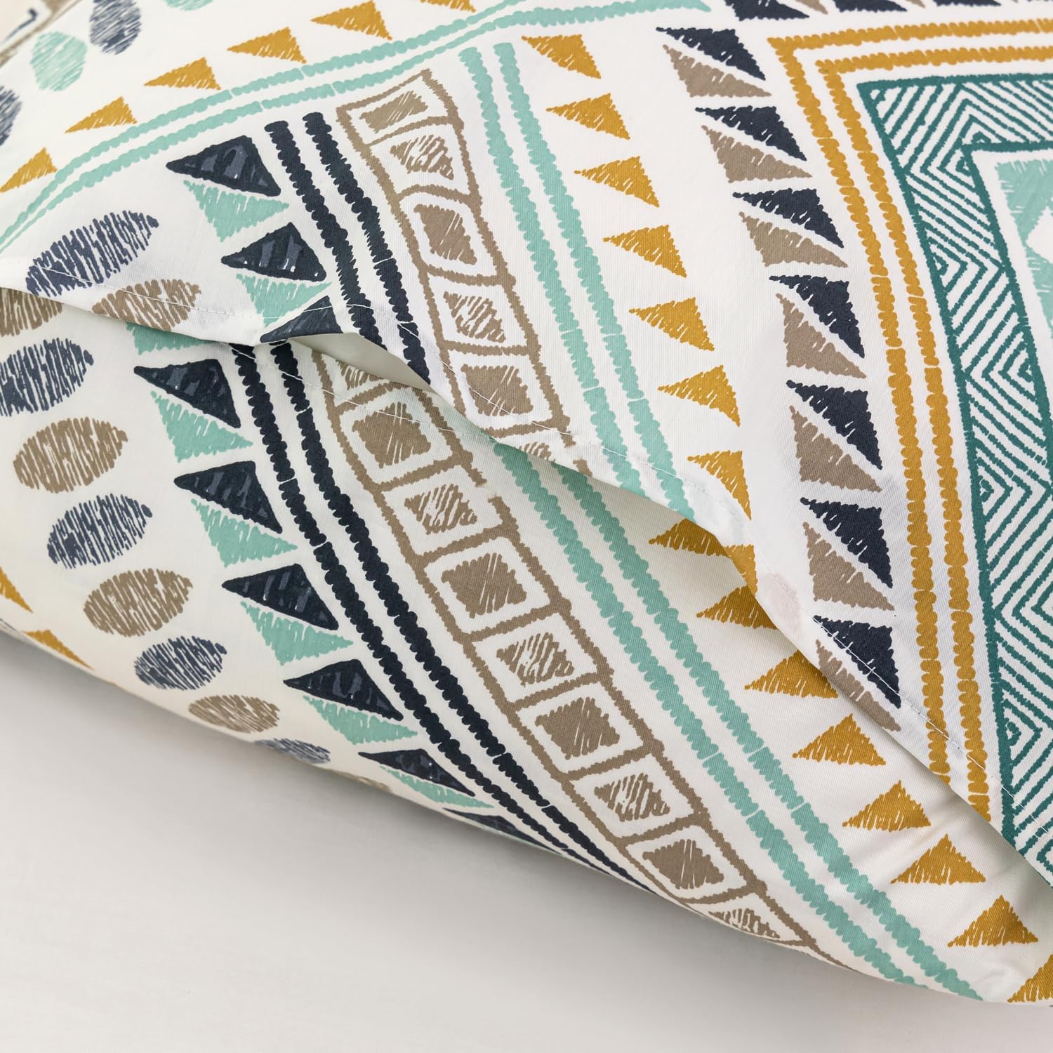 Susybao Cotton Boho Geometric Pillowcases Set