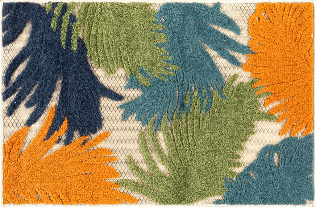 Rugshop Multi Floral Indoor Outdoor Rug