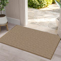 Light Brown Non Slip Absorbent Entryway Doormat