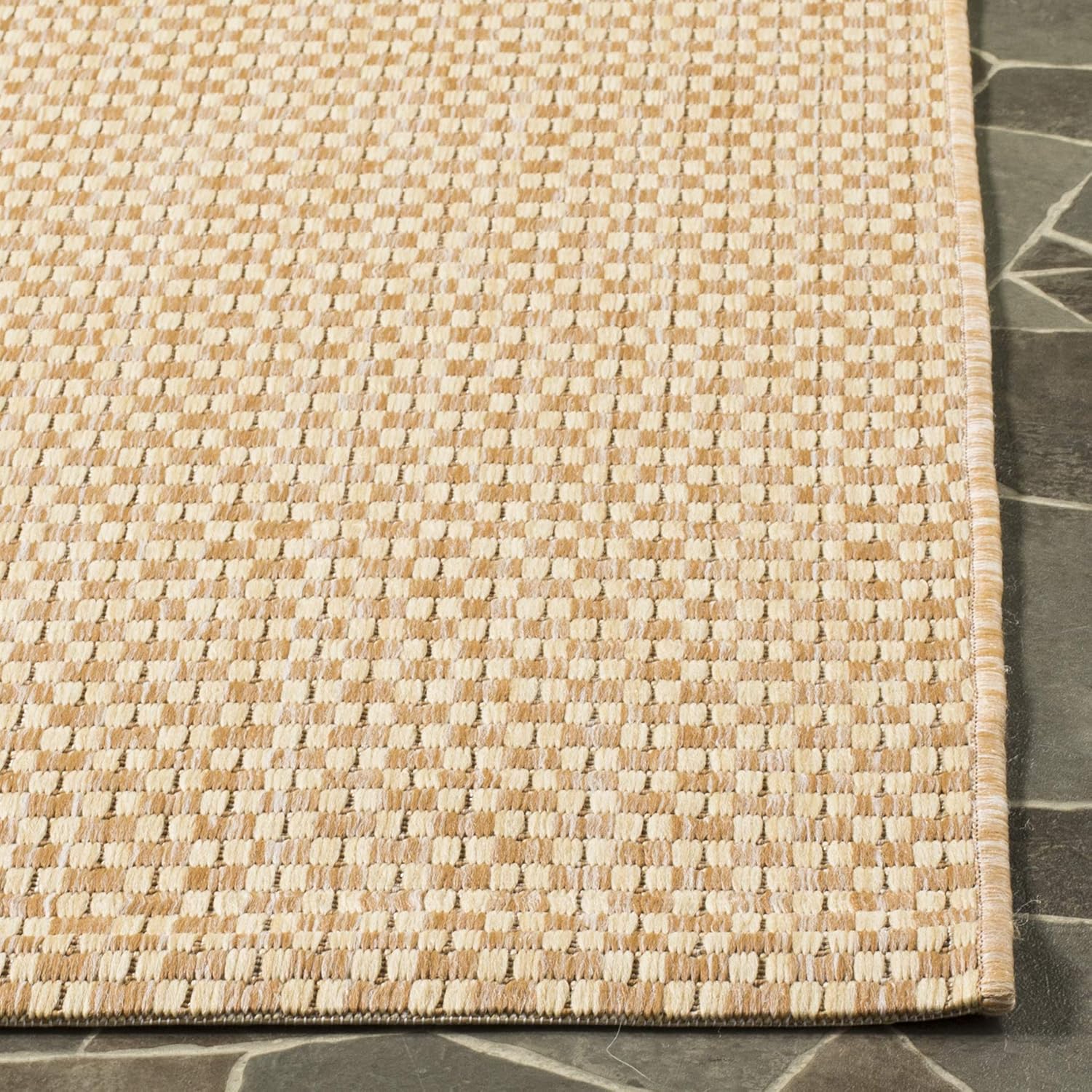 Safavieh Natural Cream Washable Outdoor Rug