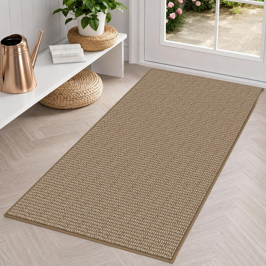 Light Brown Non Slip Absorbent Entryway Doormat
